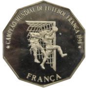 1000 Dobras World Soccer Championship, Sao Tome and Principe, 1998 reverse image