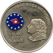 2000 Dobras Switzerland and the European Union, Sao Tome and Principe, 1997 reverse image