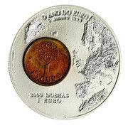 2000 Dobras Portugal - 1 Escudo, Sao Tome and Principe, 1999 reverse image