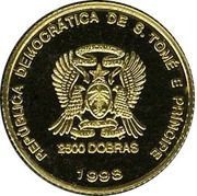 2500 Dobras Hummingbird hologram obverse image