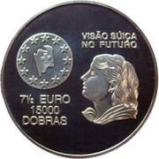 15 000 Dobras Switzerland and the European Union reverse image