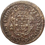 V Reis - Pedro II Porto mint obverse image