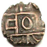 ½ Rupee / Deb Period III reverse image