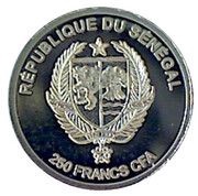 250 Francs CFA George Washington obverse image