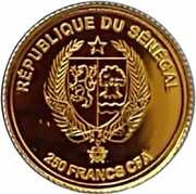 250 Francs CFA Mahatma Gandhi obverse image