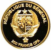250 Francs CFA Our lady of Czestochowa obverse image