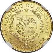 500 Francs Eurafrique Program obverse image