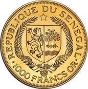 1000 Francs Eurafrique Program obverse image