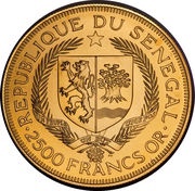 2500 Francs Eurafrique Program obverse image