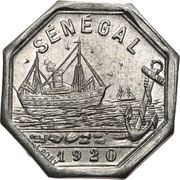 5 Centimes - Chambre de commerce - Dakar obverse image