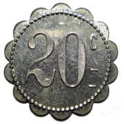 20 Centimes Keur Boubar reverse image