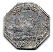 10 Centimes Rufisque obverse image