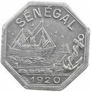 50 Centimes Rufisque obverse image