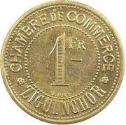 1 Franc Ziguinchor, Senegal, 1921 reverse image