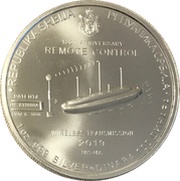 100 Dinara Nikola Tesla, Remote Control obverse image