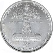 100 Dinara Nikola Tesla, Free Energy obverse image