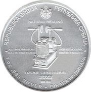 100 Dinara Nikola Tesla, Ozone Generator obverse image
