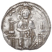 Dinar - Stefan Uroš II Milutin, Serbia, 1282-1321 reverse image