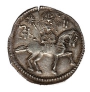 Dinar "Horseman Type" - Stefan Uroš IV Dušan obverse image