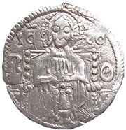 Dinar "Helmet Type" - Stefan Uroš IV Dušan, Serbia, 1346-1355 reverse image