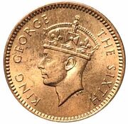 1 Cent - George VI obverse image