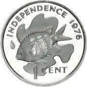 1 Cent Independence reverse image