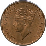 2 Cents - George VI obverse image