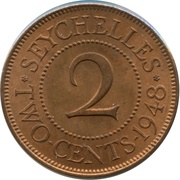 2 Cents - George VI reverse image