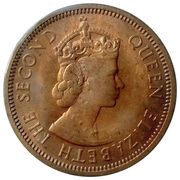 2 Cents - Elizabeth II 1st portrait obverse image