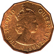10 Cents - Elizabeth II 1st portrait obverse image