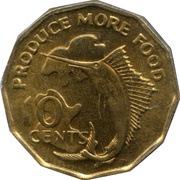 10 Cents FAO reverse image