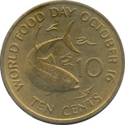 10 Cents FAO reverse image