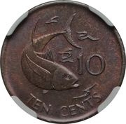 10 Cents Pattern reverse image