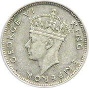 25 Cents - George VI obverse image