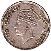 25 Cents - George VI obverse image