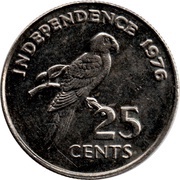 25 Cents Independence reverse image