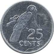 25 Cents, Seychelles, 1993-2012 reverse image
