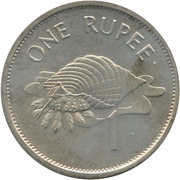 1 Rupee, Seychelles, 1982-2010 reverse image
