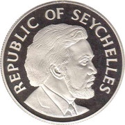 10 Rupees Independence; Silver Proof Issue obverse image