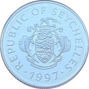 10 Rupees The Queen Mother's Wedding obverse image