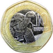10 Rupees New alloy reverse image