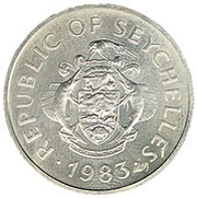20 Rupees Fifth Anniversary Seychelles Monetary Authority obverse image