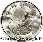 25 Rupees Birth of Prince William, Seychelles, 1997 reverse image