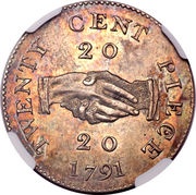 20 Cents Sierra Leone Company reverse image