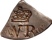 ¼ Dollar Countermarked Coinage obverse image