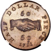 50 Cents Sierra Leone Company reverse image