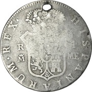 ½ Dollar Countermarked Coinage reverse image