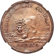 1 Dollar Sierra Leone Company; type "1" obverse image