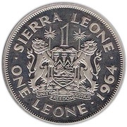 1 Leone - Elizabeth II Proof Issue obverse image