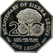 1 Leone Independence obverse image